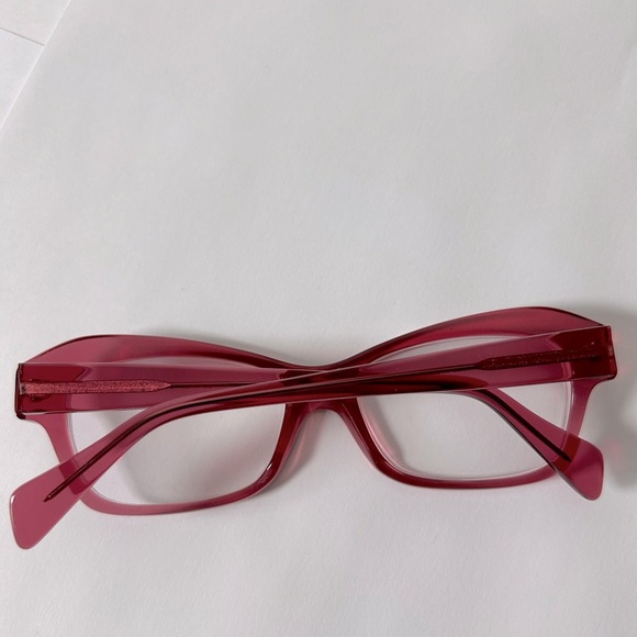 SEE Eyewear 6956 Pink FRAMES Hand Made In Italy - Picture 8 of 10